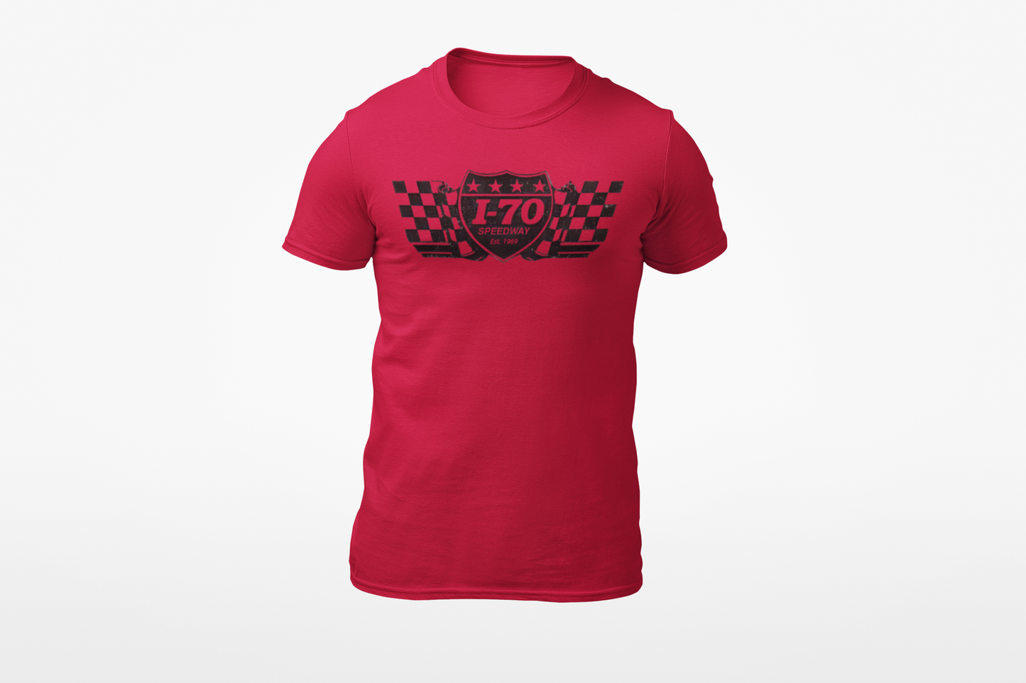 I-70 Speedway Racing Shirt Roosted Moto Dirt Track Asphalt Racecar
