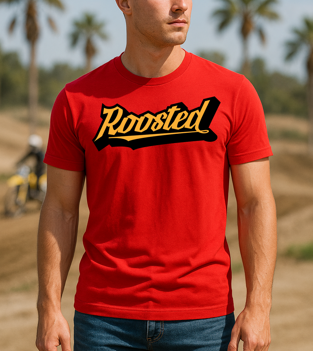 BLK/YEL Roosted Logo T-Shirt
