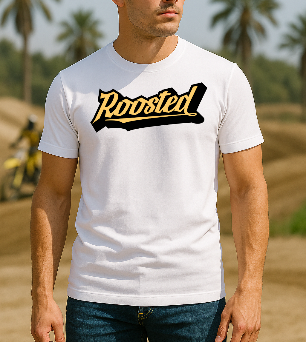 BLK/YEL Roosted Logo T-Shirt